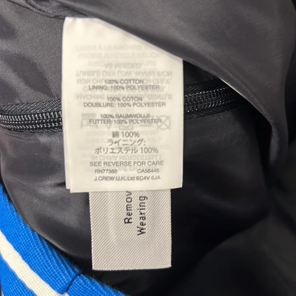 NWT J.Crew Colorblock Striped Skirt Navy, Blue, & White Size 2 - Picture 7 of 8